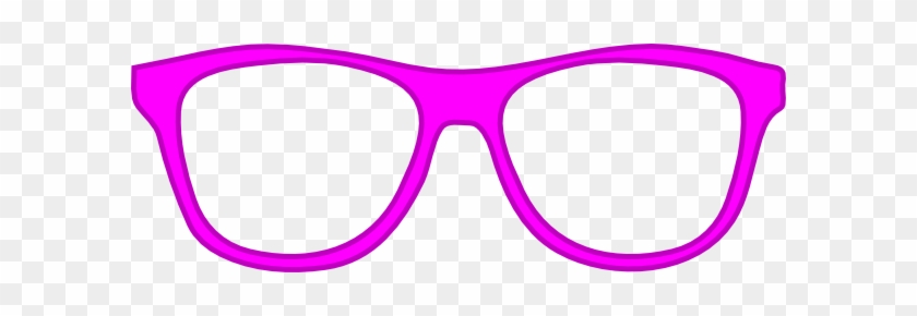 Pink Glasses Frame Front Clip Art - Pink Eyeglasses Clip Art #243460