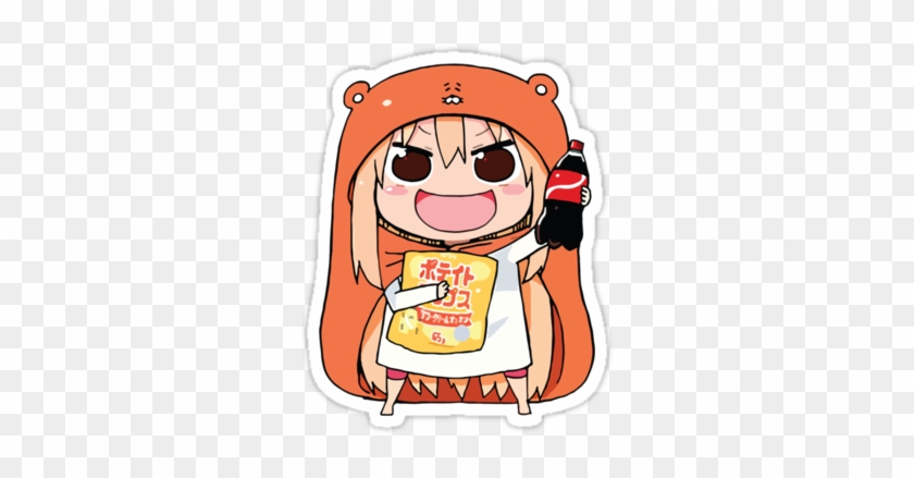Himouto Umaru-chan Coke 'n Chips By Gentlemenwalrus - Himouto Umaru Chan Stickers #243463