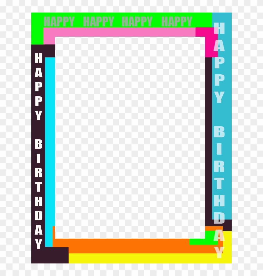 Happy Birthday Picture Frames Magazine Clip Art - Polaroid Frames Happy Birthday #243570