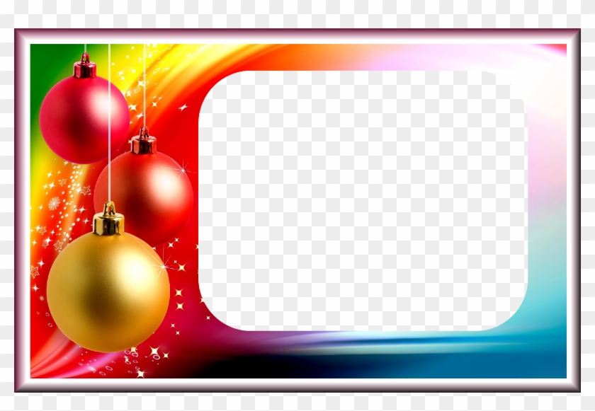 Download Png Xmas Frame Clipart Image - Transparent Christmas Photo Frams Png #243591
