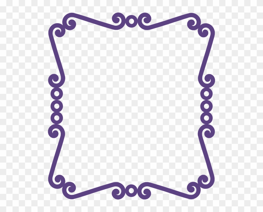 Small - Purple Clipart Frame #243625