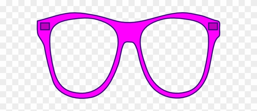 Small - Pink Glasses Frames Cartoon #243636