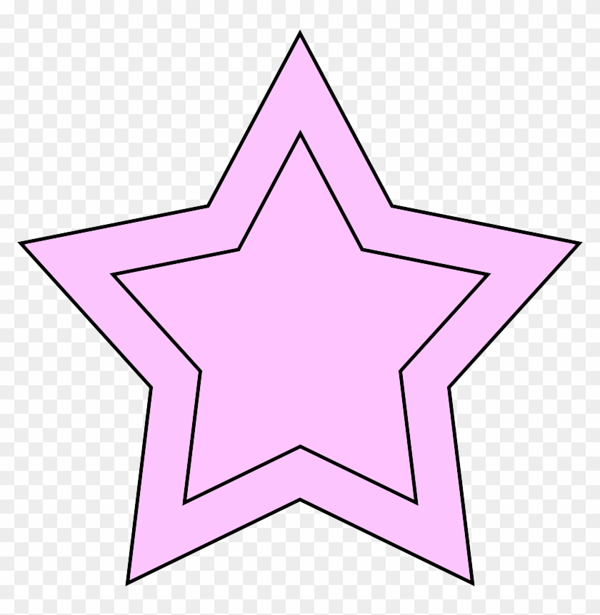 Light Pink Star Clip Art - Flag Of Bangladesh #243676