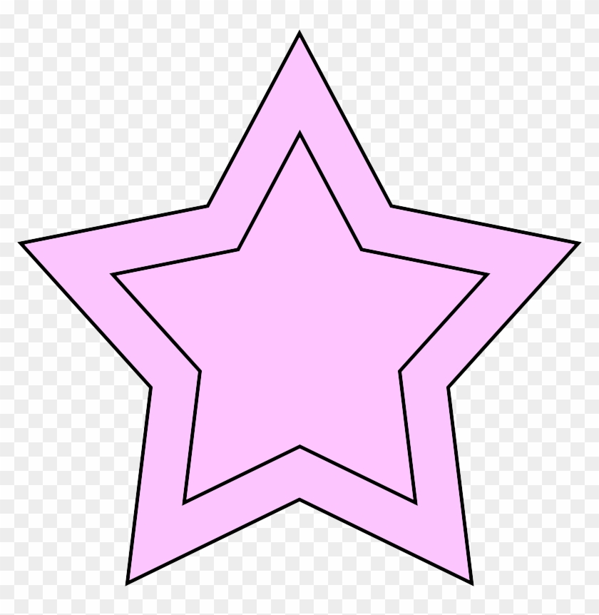 Light Pink Star Clip Art - Flag Of Bangladesh #243676