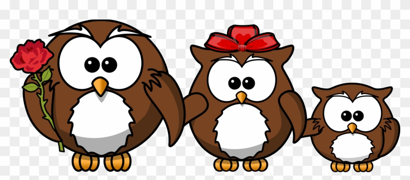 Pictures Of A Cartoon Family - Cartoon Owl #243701
