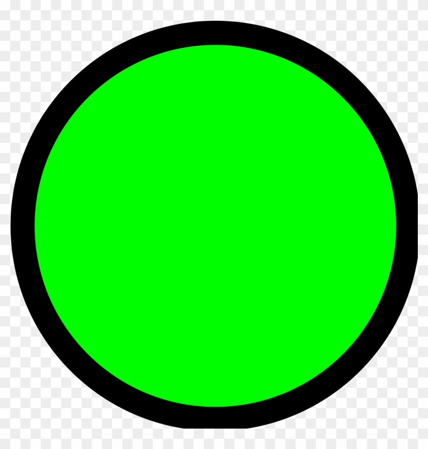 Circle Clipart Green Circle - Green And Black Circle #243764