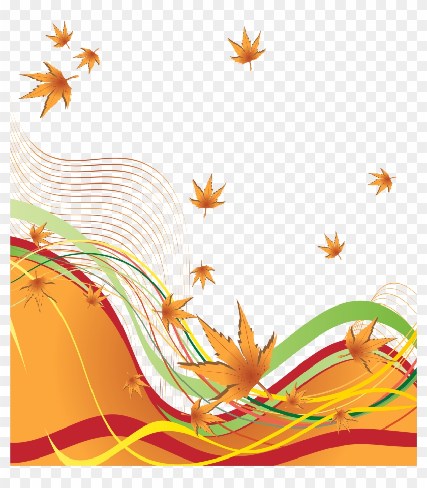 Autumn Decorative Border Png Clipart Image - Clip Art #243905