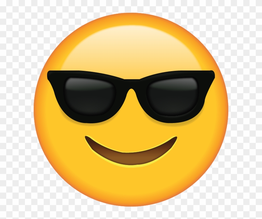Cool Clipart Emoji - Sunglasses Emoji #243926