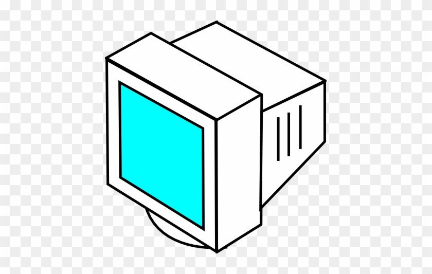 Simple Crt Computer Monitor Clipart - Clip Art #243941