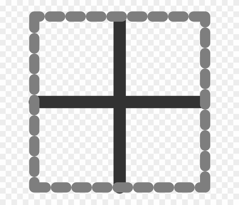 Icon Computer, Flat, Inside, Border, All, Between, - Clip Art #243951