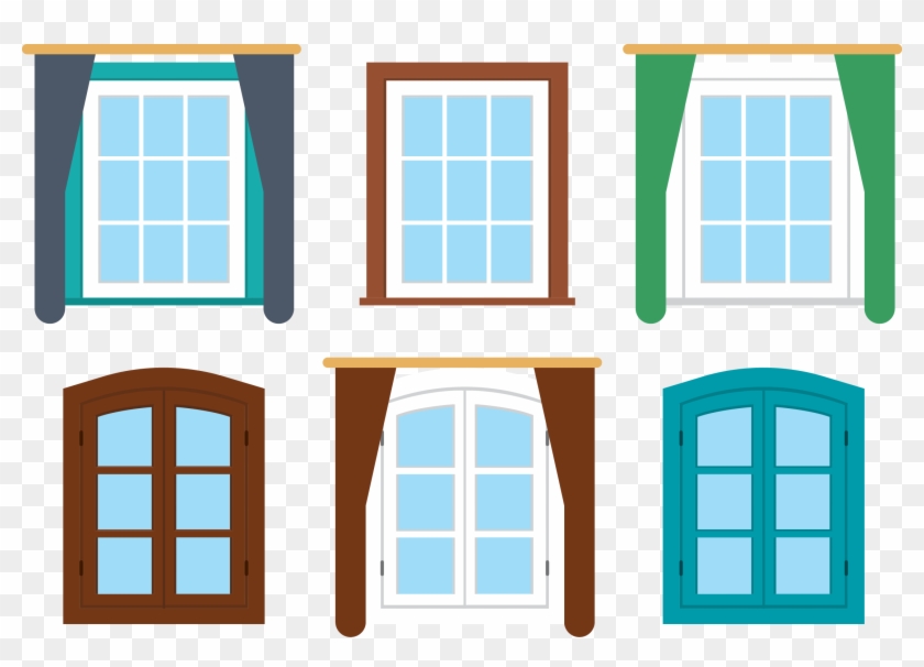 Window House Curtain - Ventana De Casa Png #243970