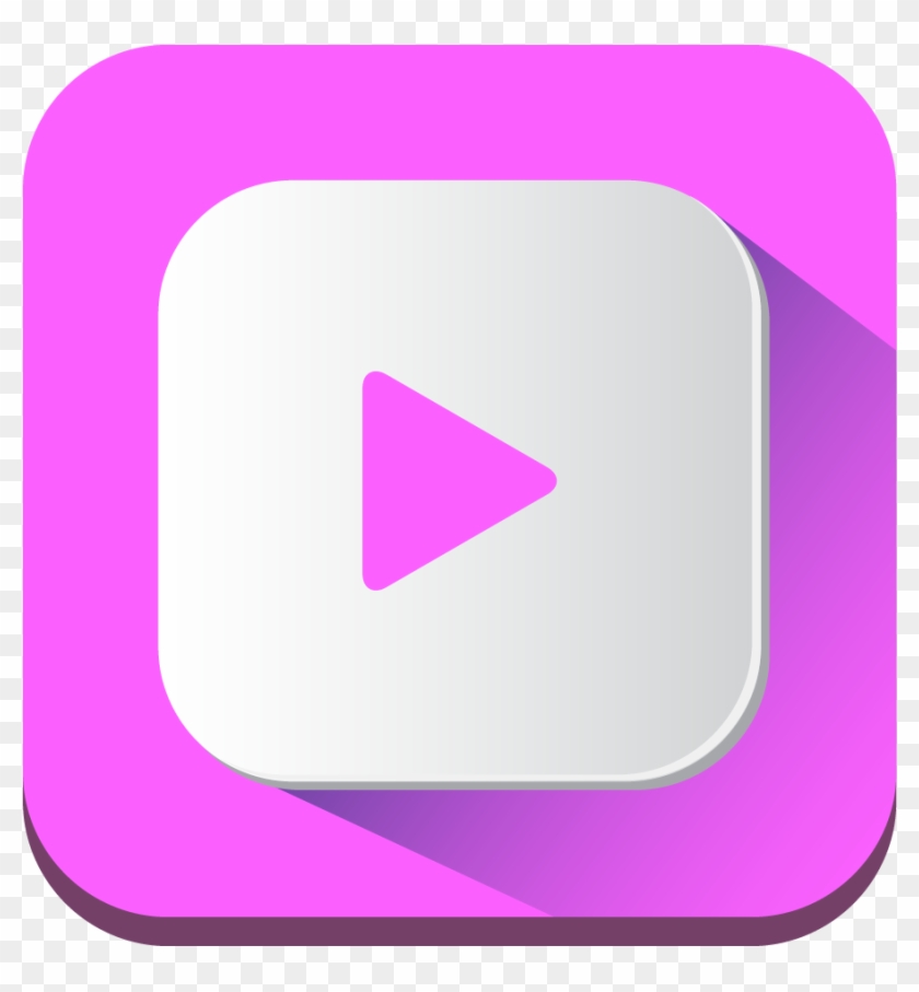 Clip Arts Related To - Transparent Pink Play Button - Full Size PNG ...