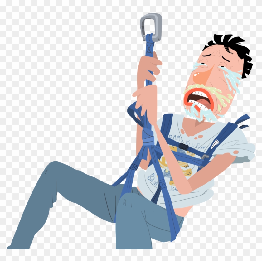 Zip-line Cartoon Clip Art - Cartoon Zipline Png #244028