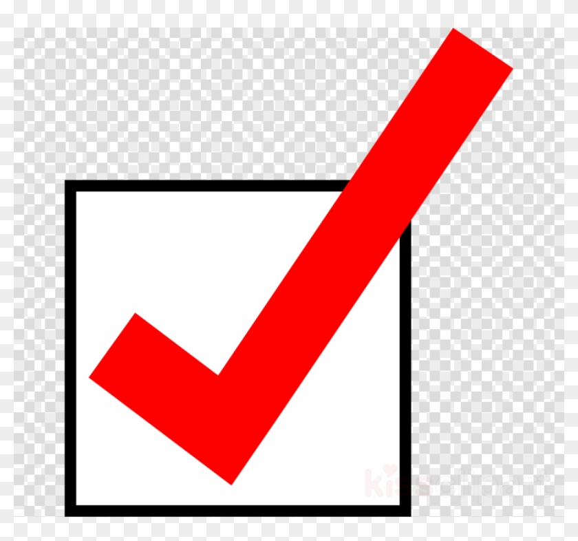 Red Check Mark Transparent Background Clipart Check - Red Check Mark Transparent Background Clipart Check #1555349
