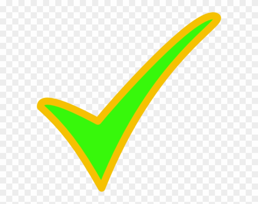 Check Clipart Yellow Green - Check Clipart Yellow Green #1555393