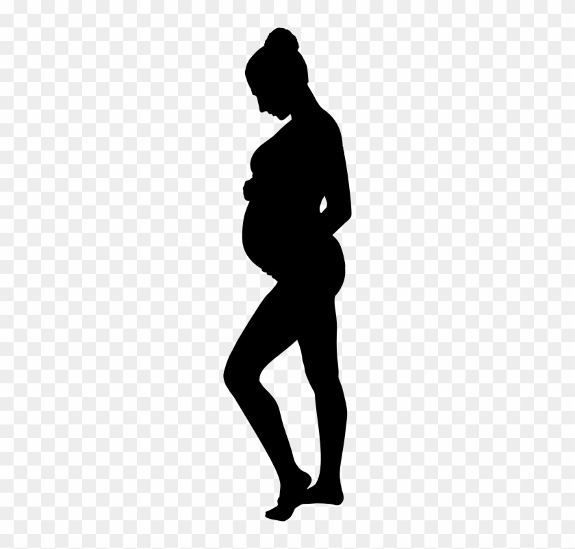 Pregnancy Clipart Silhouette - Pregnancy Clipart Silhouette #1555832
