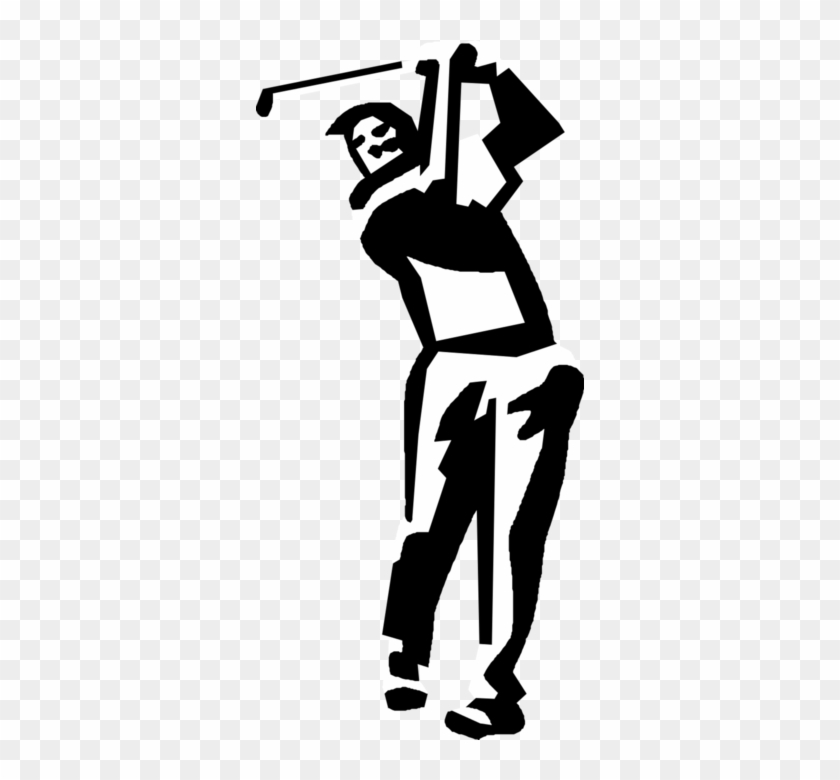 Golfer Swings Image Illustration - Golfer Swings Image Illustration #1555962