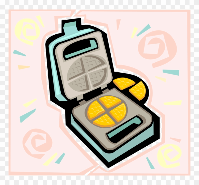 Waffle Clipart Toaster - Waffle Clipart Toaster #1555981