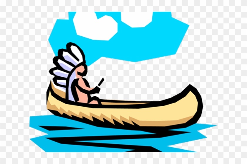 Canoe Clipart Indian Canoe - Canoe Clipart Indian Canoe #1556043