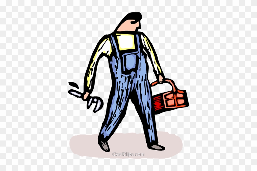 Plumber Royalty Free Vector Clip Art Illustration - Plumber Royalty Free Vector Clip Art Illustration #1556262