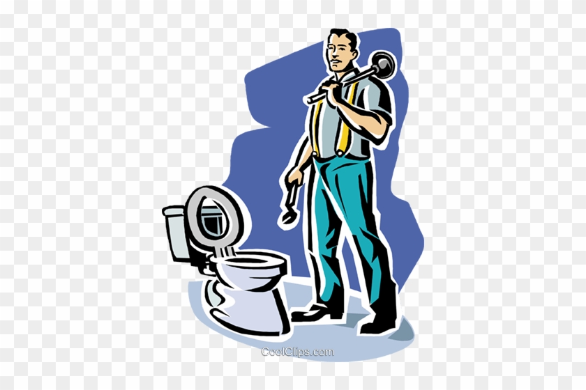 Plumber Royalty Free Vector Clip Art Illustration - Plumber Royalty Free Vector Clip Art Illustration #1556274