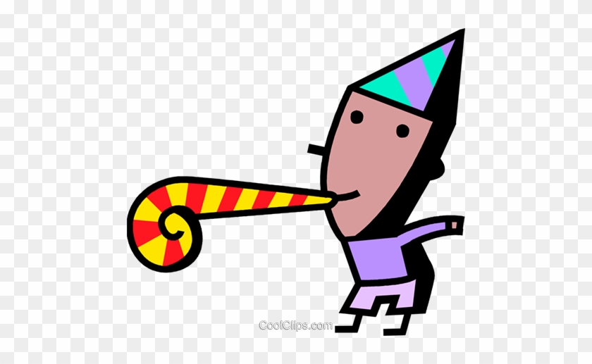 Birthday Boy And Noise Maker Royalty Free Vector Clip - Birthday Boy And Noise Maker Royalty Free Vector Clip #1556316