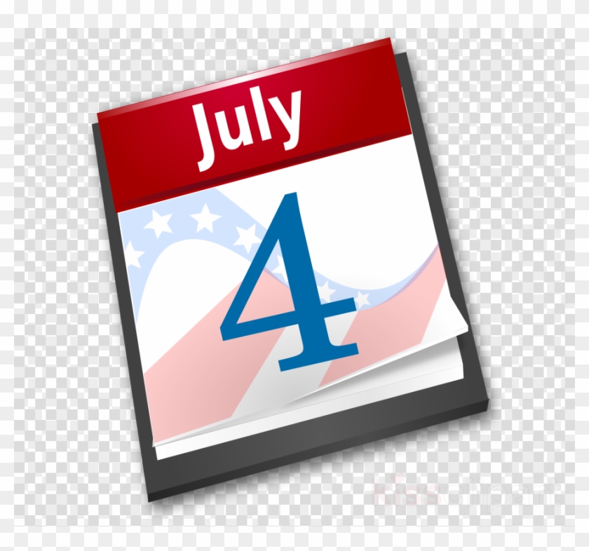 Fourth Of July Calendar Clipart United States Declaration - Fourth Of July Calendar Clipart United States Declaration #1556393