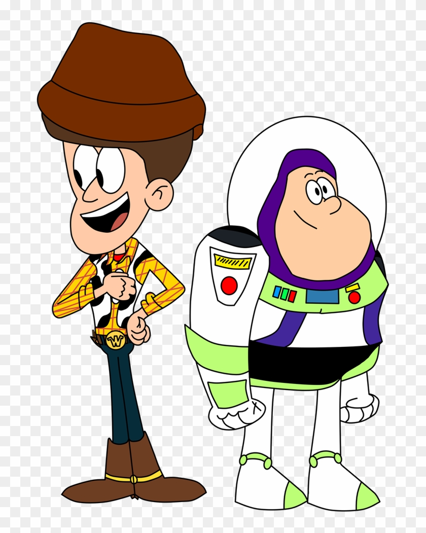 Woody And Buzz Lightyear In The Loud House Style By - Woody And Buzz Lightyear In The Loud House Style By #1556504