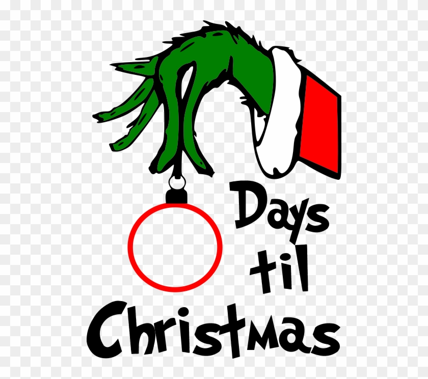 Grinch Days Till Christmas No Background - Grinch Days Till Christmas No Background #1556544