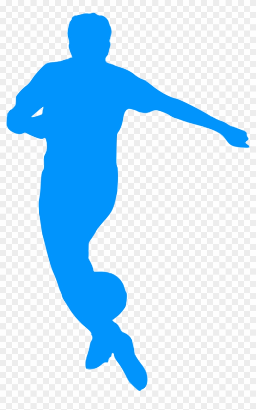 Silhouette Football Player Clip Art - Silhouette Football Player Clip Art #1556571