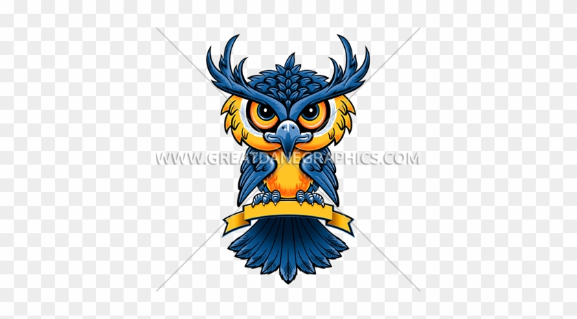 Cartoon Owl Mascot - Cartoon Owl Mascot #1556841