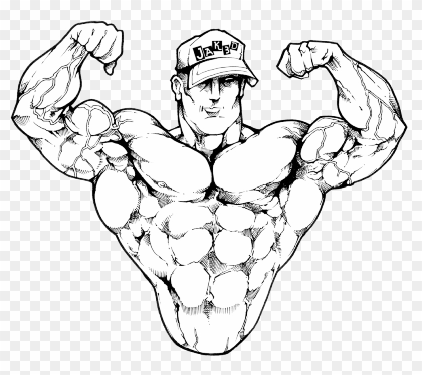 Bicep Clipart Black And White - Bicep Clipart Black And White #1557084