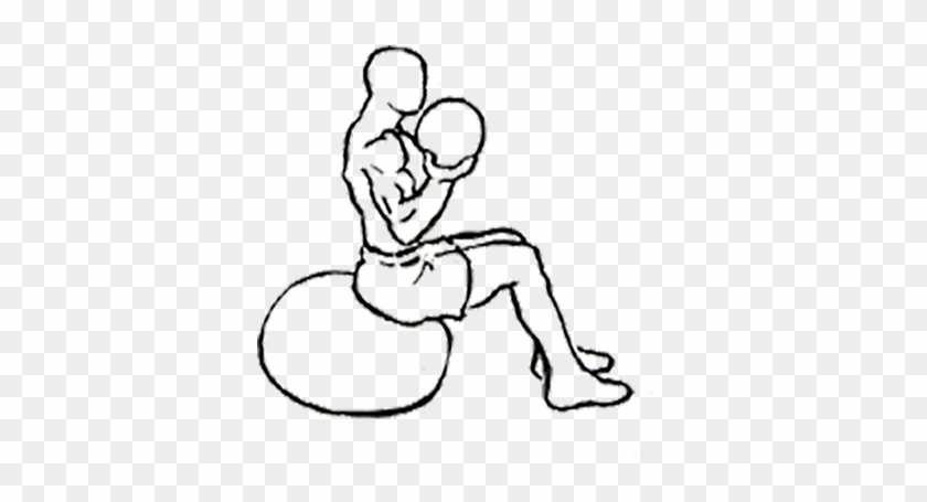 Medicine Ball Biceps Curl On Stability Ball - Medicine Ball Biceps Curl On Stability Ball #1557112