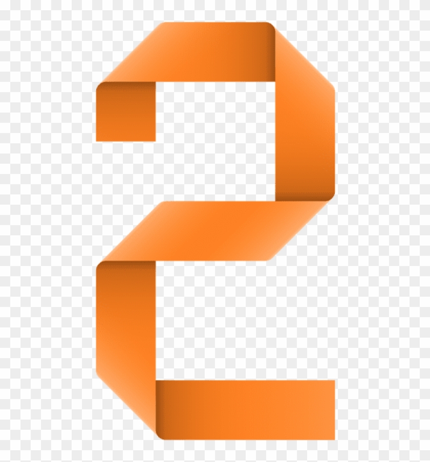 Free Png Download Ribbon Number Two Transparent Clipart - Free Png Download Ribbon Number Two Transparent Clipart #1557275