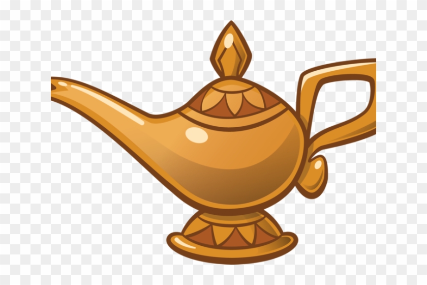 Genie Lamp Clipart Cute - Genie Lamp Clipart Cute #1558217
