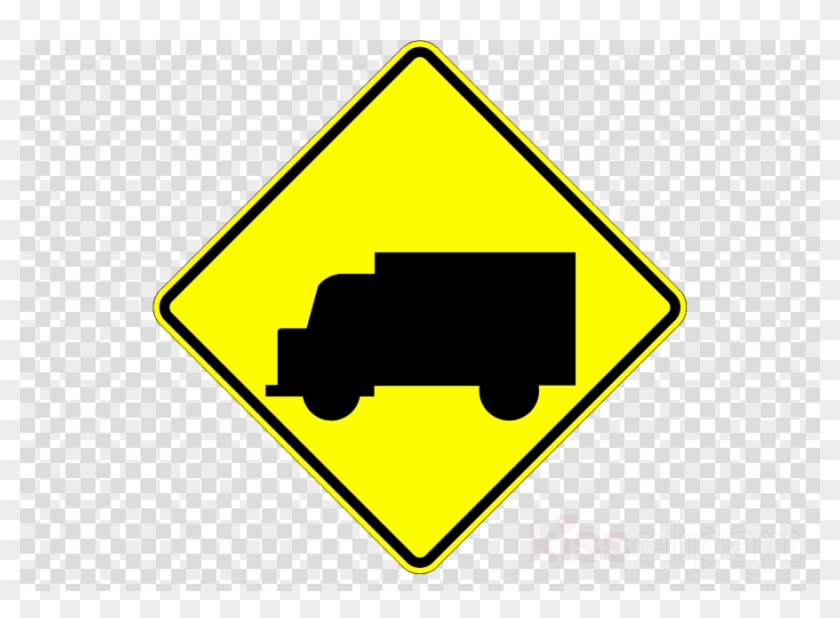 Truck Signs Clipart Car Traffic Sign Warning Sign - Truck Signs Clipart Car Traffic Sign Warning Sign #1558218