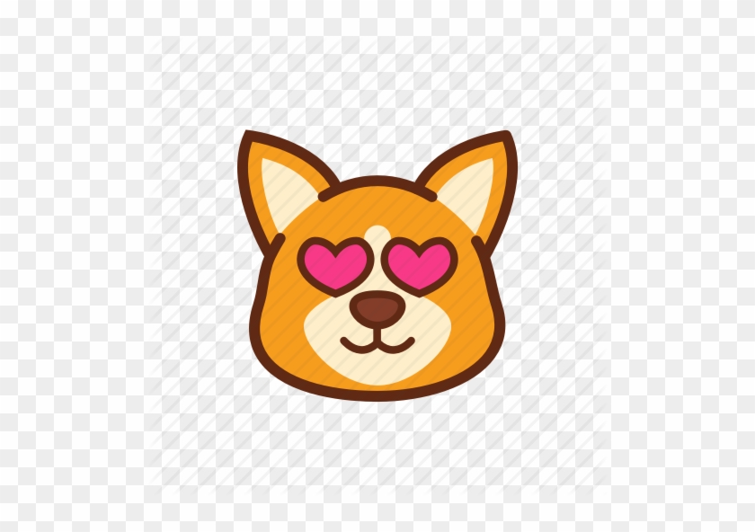 Cute Corgi Dog Emoticon - Cute Corgi Dog Emoticon #1558234