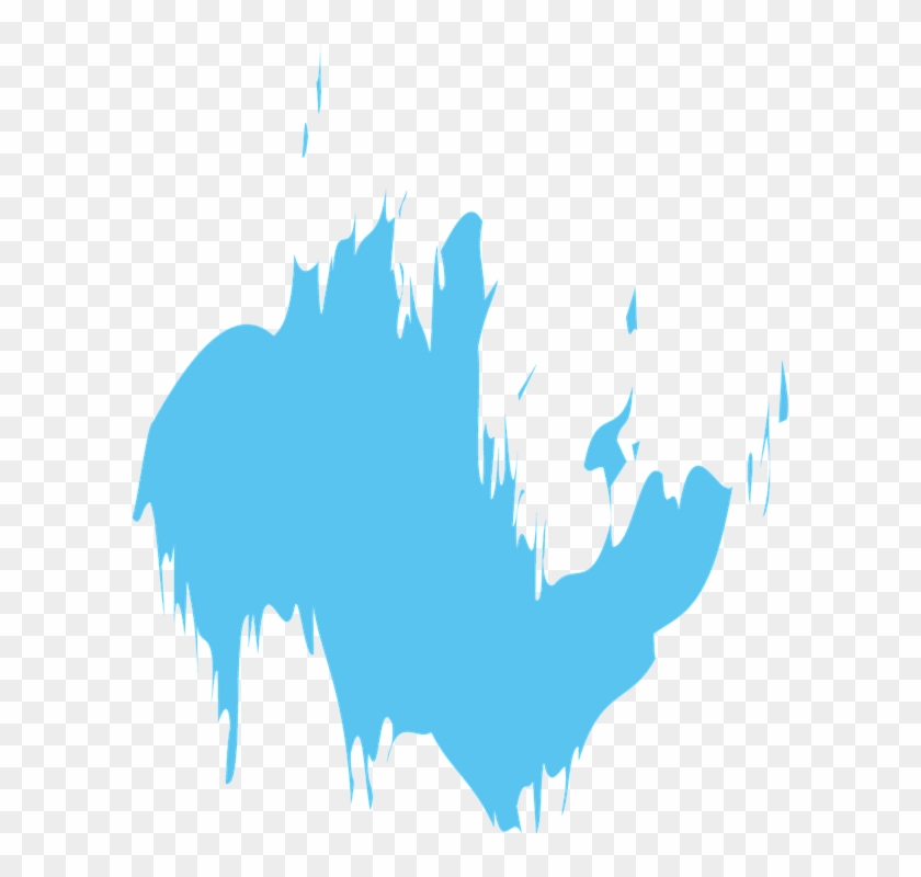 Blue Paint Splash - Blue Paint Splash #1558412