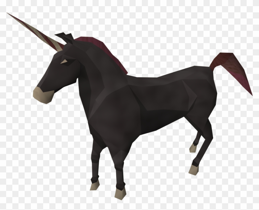 Black Unicorn Foal Runescape - Black Unicorn Foal Runescape #1558544