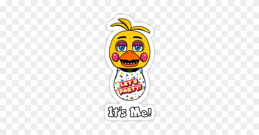 Five Nights At Freddys Fnaf Sticker Toy Chica - Five Nights At Freddys Fnaf Sticker Toy Chica #1558665