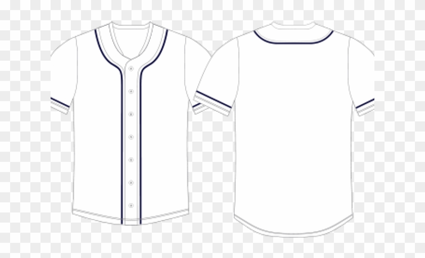 outline baseball jersey clipart