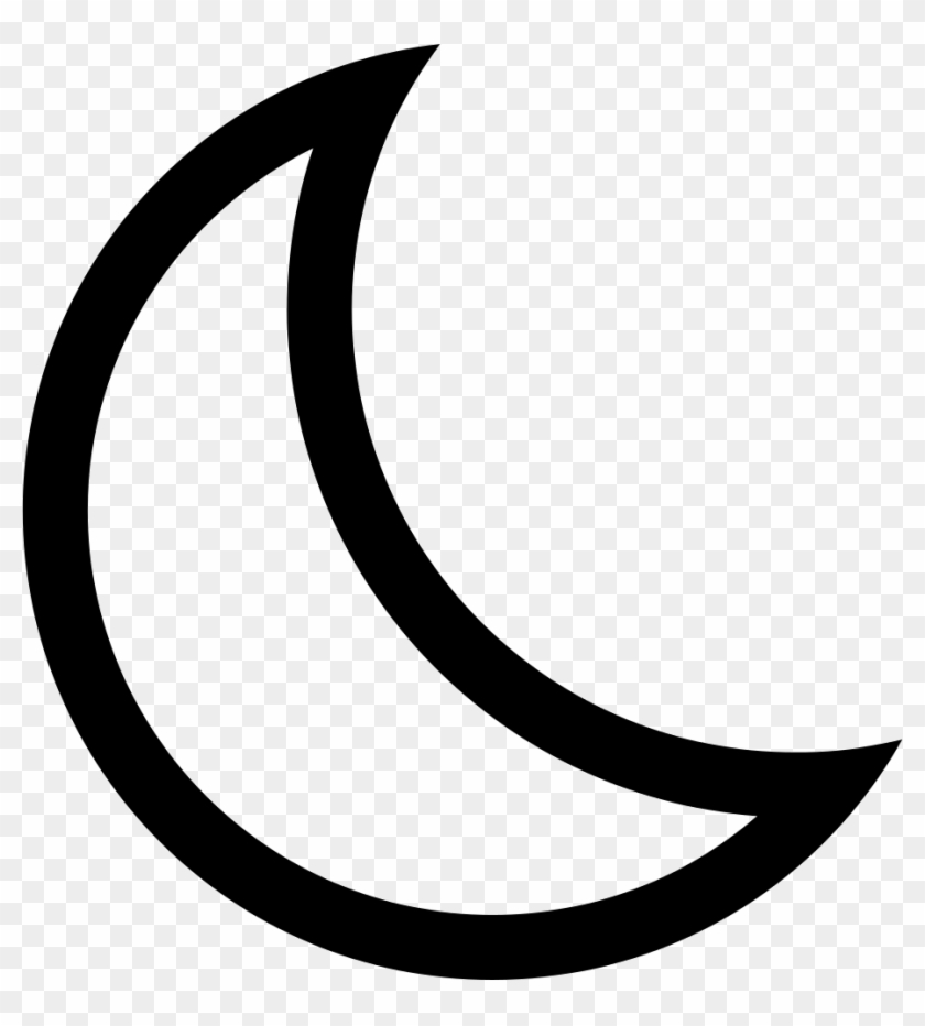 Moon Outline Png - Moon Outline Png #1558911