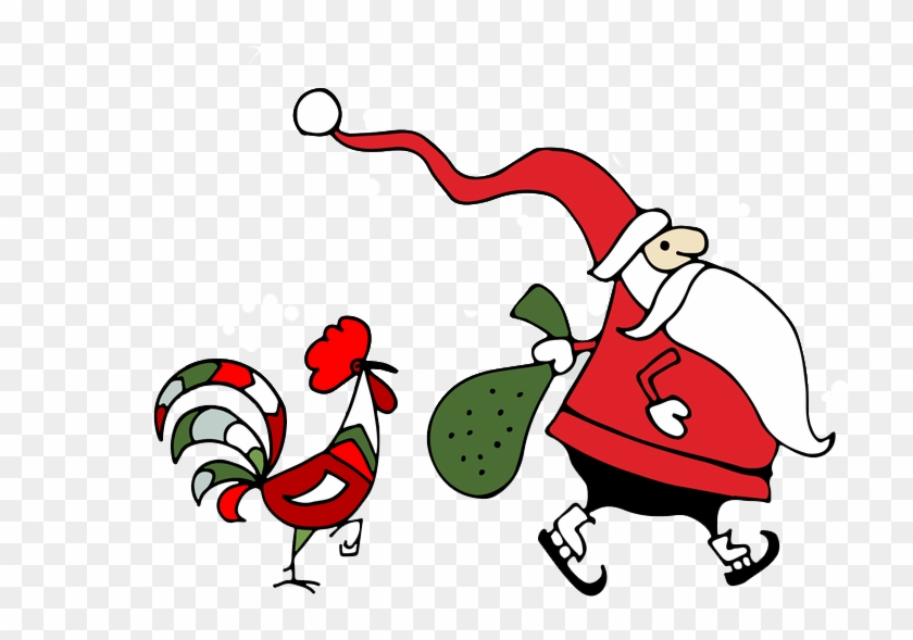 Snowman And Santa Claus Png - Snowman And Santa Claus Png #1559431
