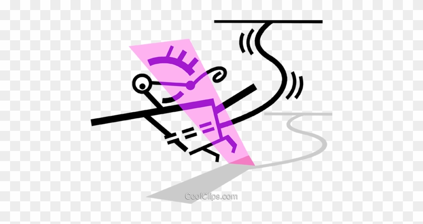 Bungee Jumping Royalty Free Vector Clip Art Illustration - Bungee Jumping Royalty Free Vector Clip Art Illustration #1559863