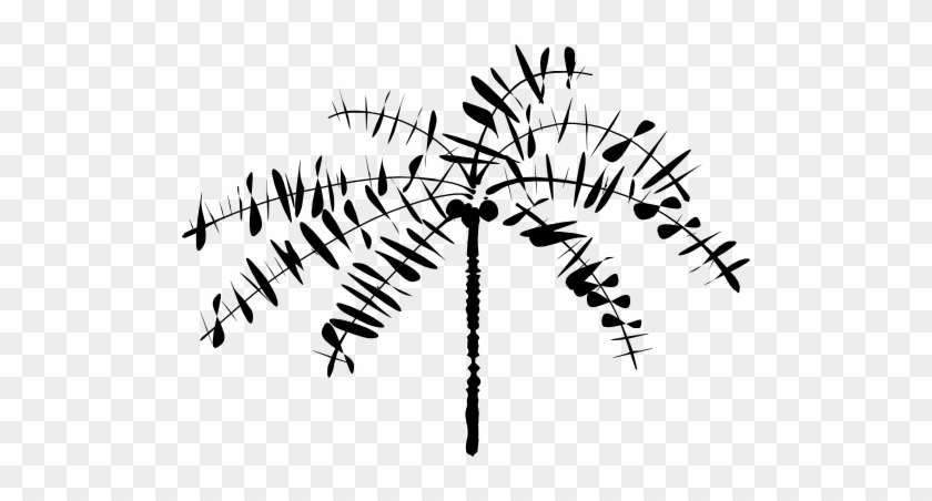 Abstract Coconut Tree Clipart - Abstract Coconut Tree Clipart #1559904