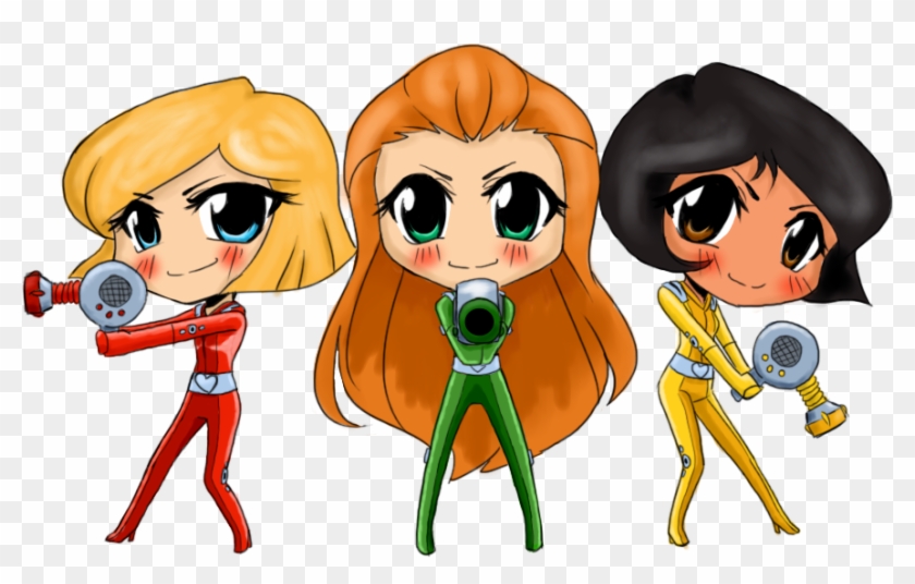 Colored Totally Spies Chibis By Catcowproduce - Colored Totally Spies Chibis By Catcowproduce #1560271