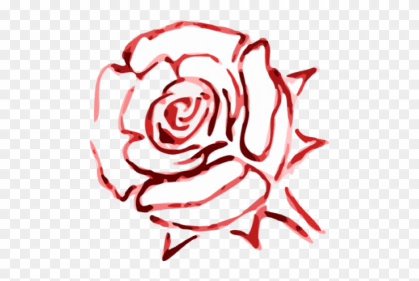 Free Png Download Png Rose Outline S Clipart Png Photo - Free Png Download Png Rose Outline S Clipart Png Photo #1560502