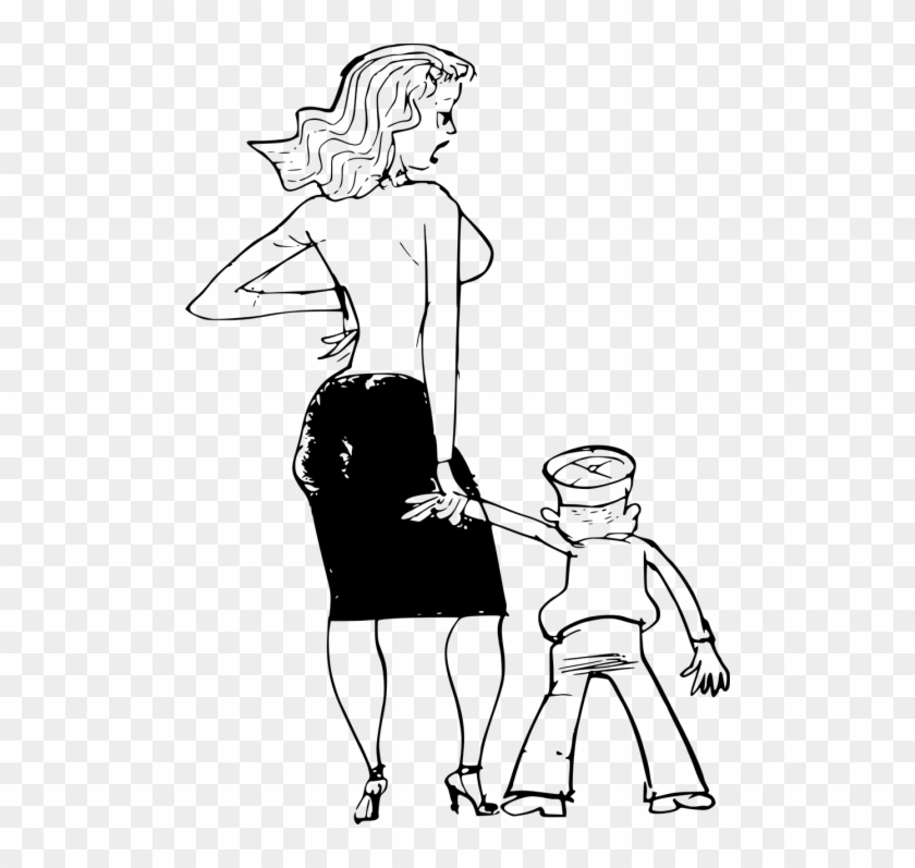 Cartoon,child,comic Characters,holding Hands,kid,mom,mother, - Cartoon,child,comic Characters,holding Hands,kid,mom,mother, #1560677