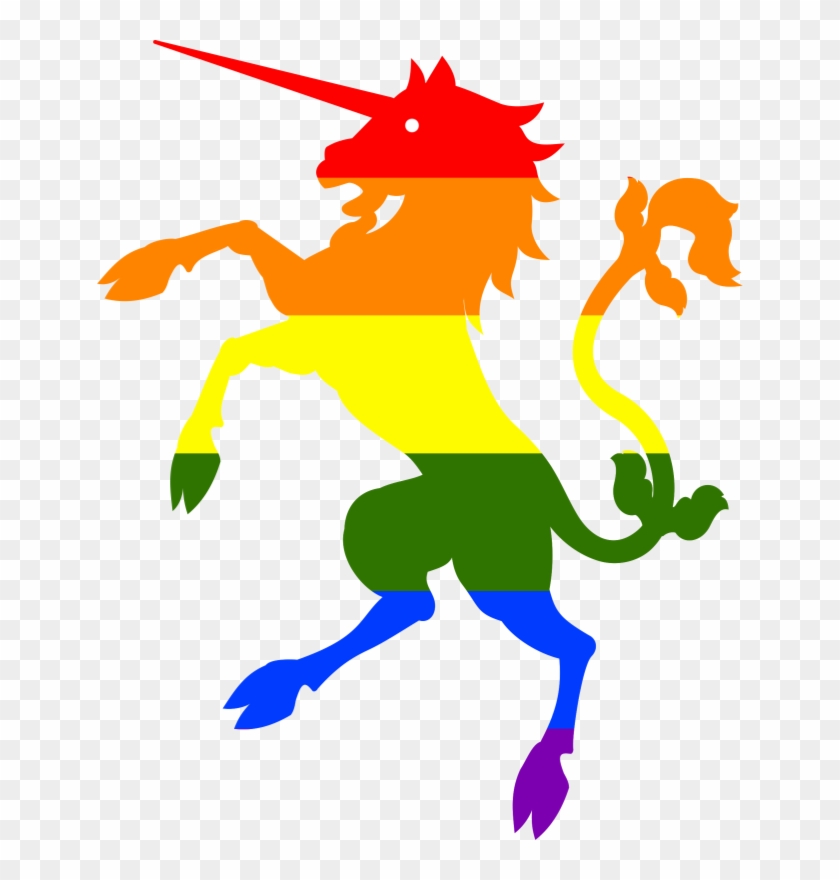 Rainbow Flag Unicorn Mythology - Rainbow Flag Unicorn Mythology #1560707