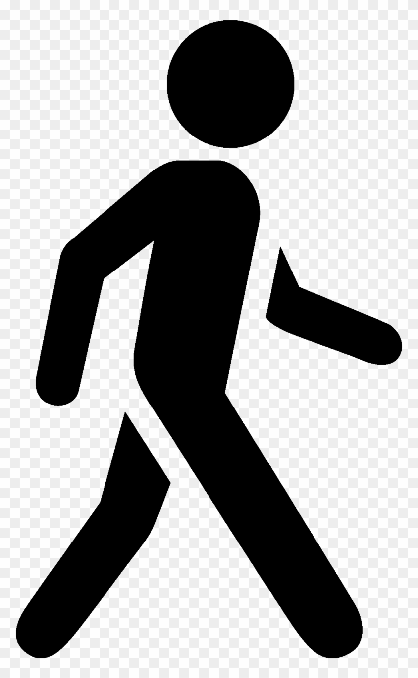 Pedestrian Walking Sidewalk Clipart - Pedestrian Walking Sidewalk Clipart #1561047